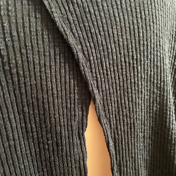 Oversized Free People batwing black hacci Beach line big cowl world traveller - Picture 6 of 7